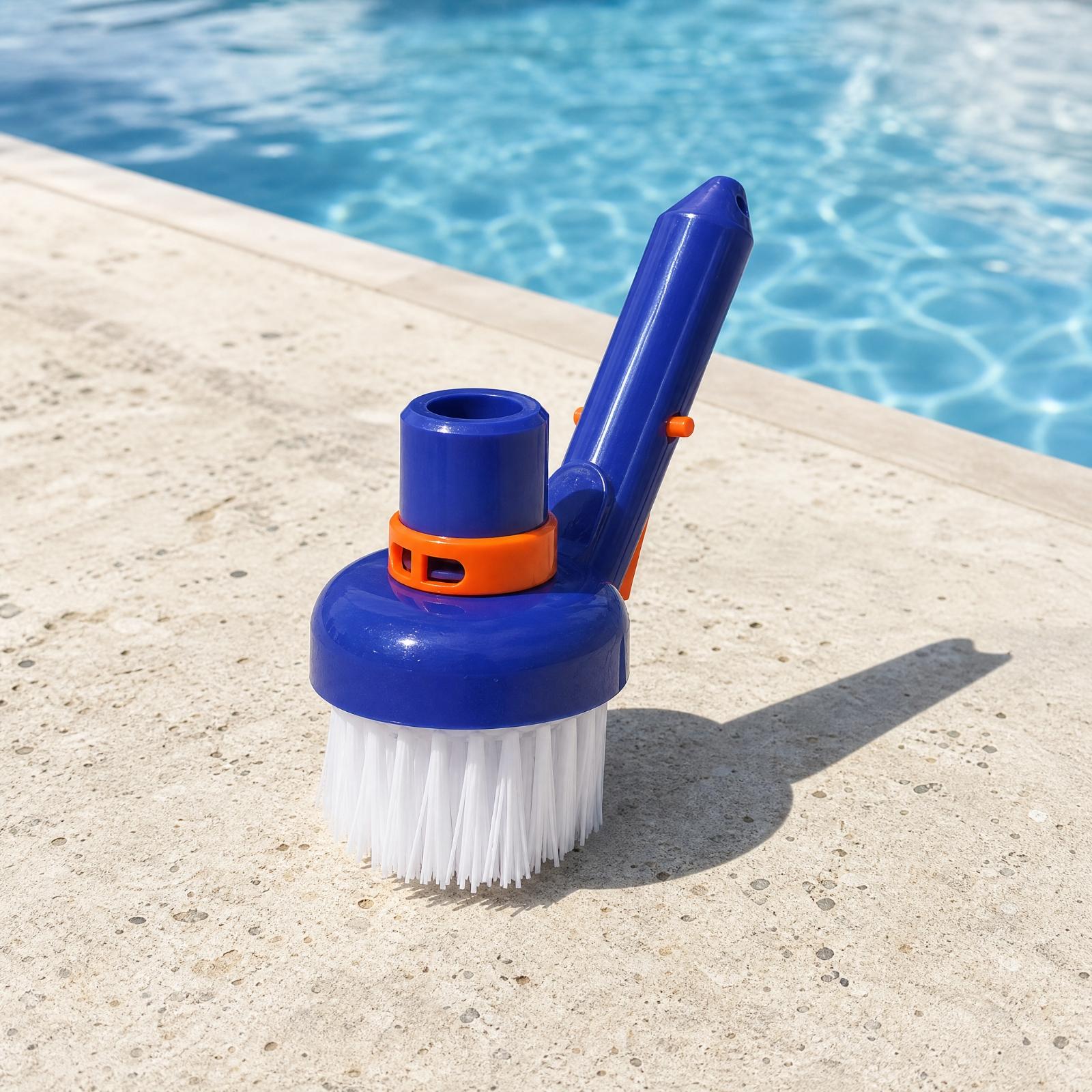 Pool Vacuum Manual - Manual Pool Corner Brush with Vacuum