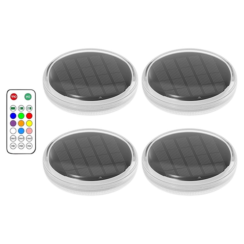 Pool Light Solar Rechargeable - X16A NEW-Floating Solar Rechargeable Pool Lights(4