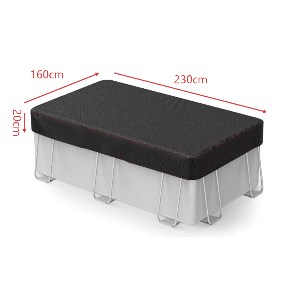 Pool Cover Waterproof - 210D Oxford Pool Cover Outdoor Rectangular