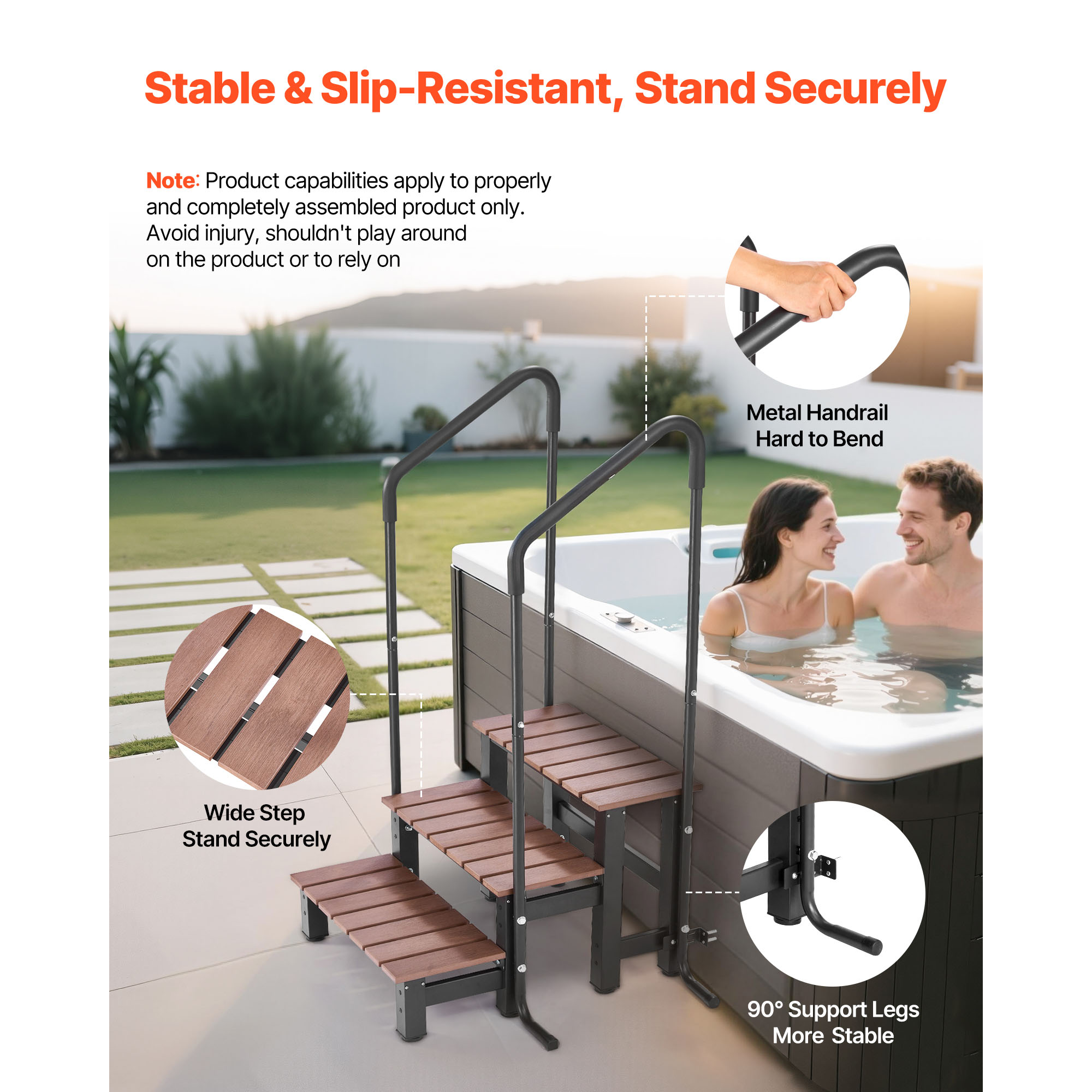 VEVOR Hot Tub Steps 2-Step/3-S - đánh giá và giá Pool Ladder Above Ground