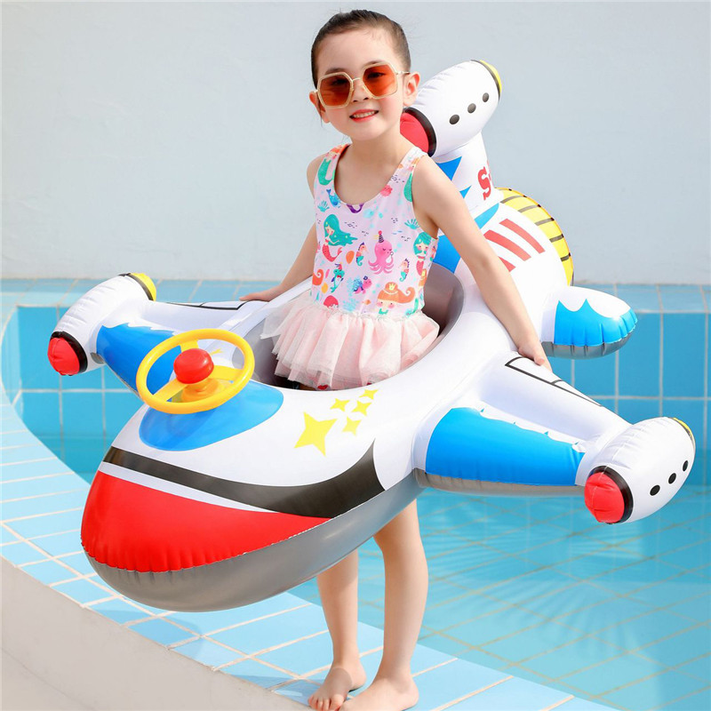 Baby Swimming Circle Airplane  - đánh giá và giá Pool Float Ring Inflatable