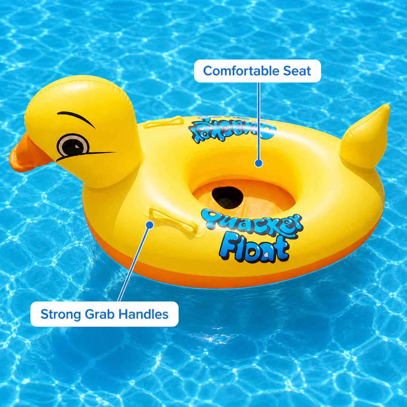 1PC Inflatable Duck Pool Float - đánh giá và giá Pool Float Ring Inflatable