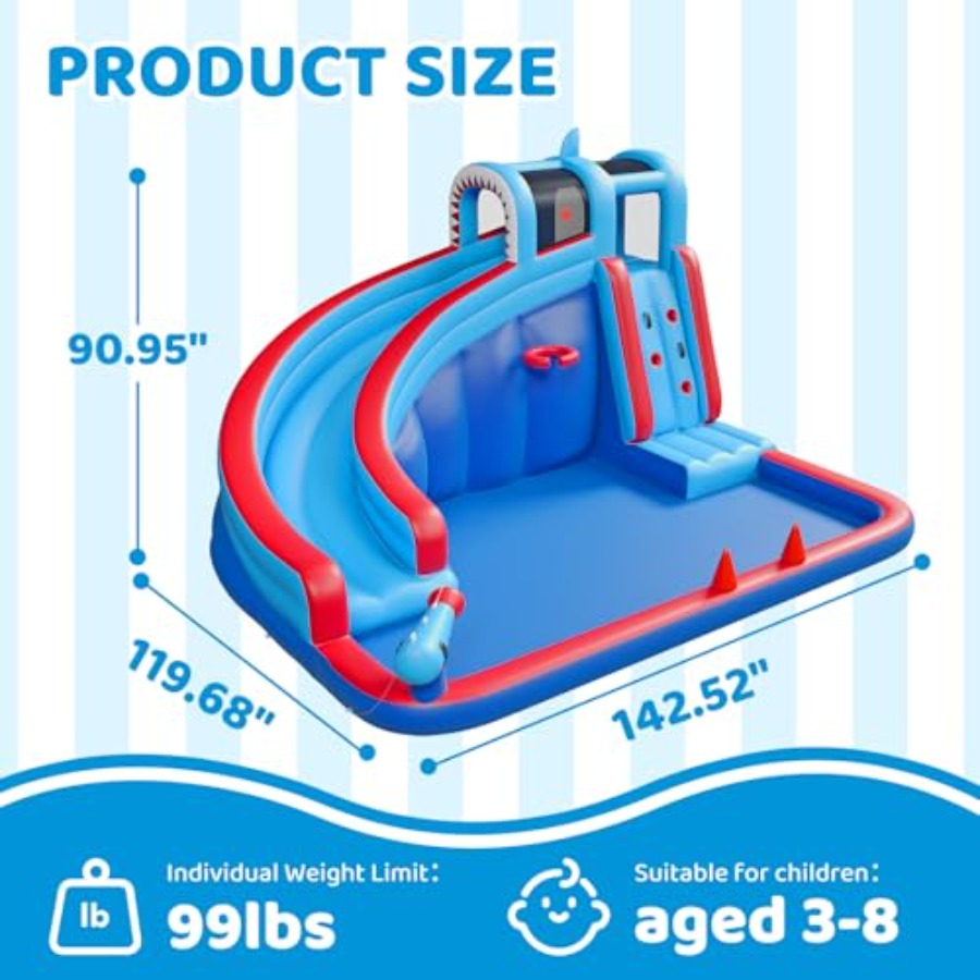 Backyard inflatable water slid - đánh giá và giá Water Slide Inflatable