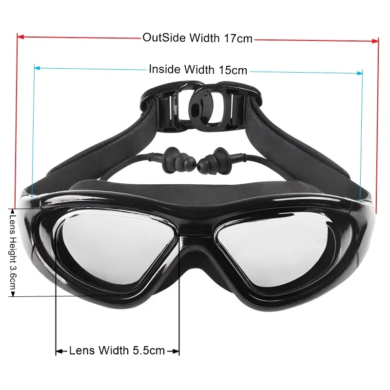 Myopia Swimming Glasses with A - đánh giá và giá Swim Goggles Anti Fog Uv
