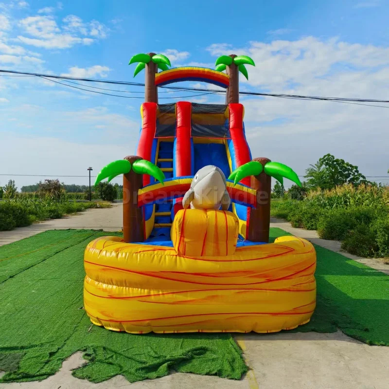Giant Tropical Dolphin Theme I - đánh giá và giá Water Slide Inflatable