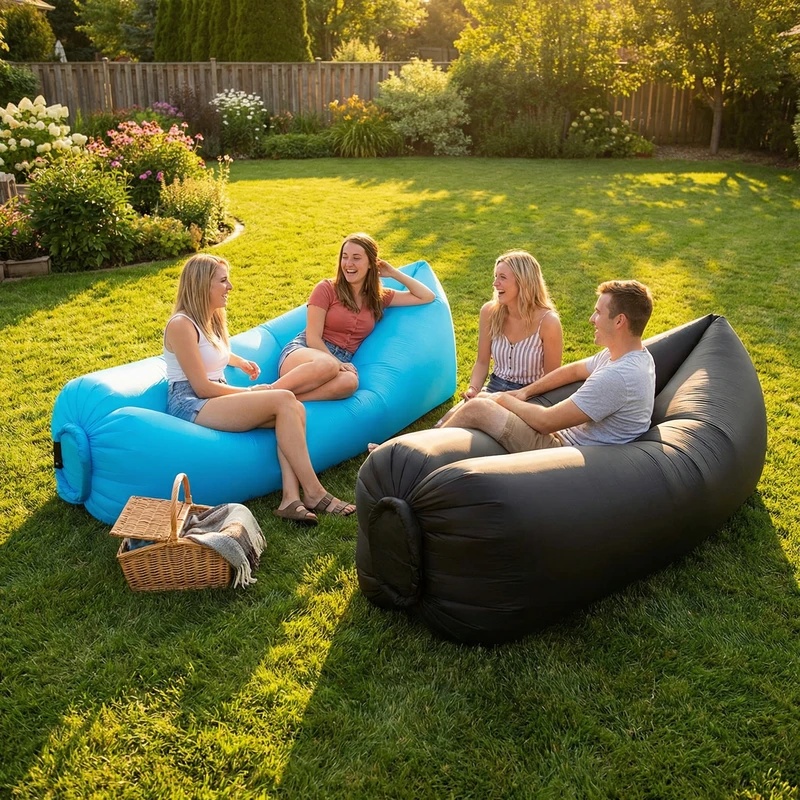 Portable Inflatable Air Sofa,  - đánh giá và giá Pool Lounger Inflatable