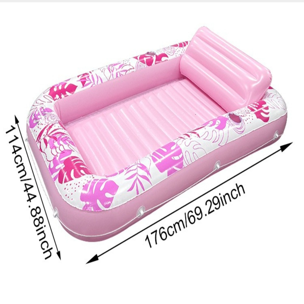 Thickened PVC Inflatable Float - đánh giá và giá Pool Lounger Inflatable