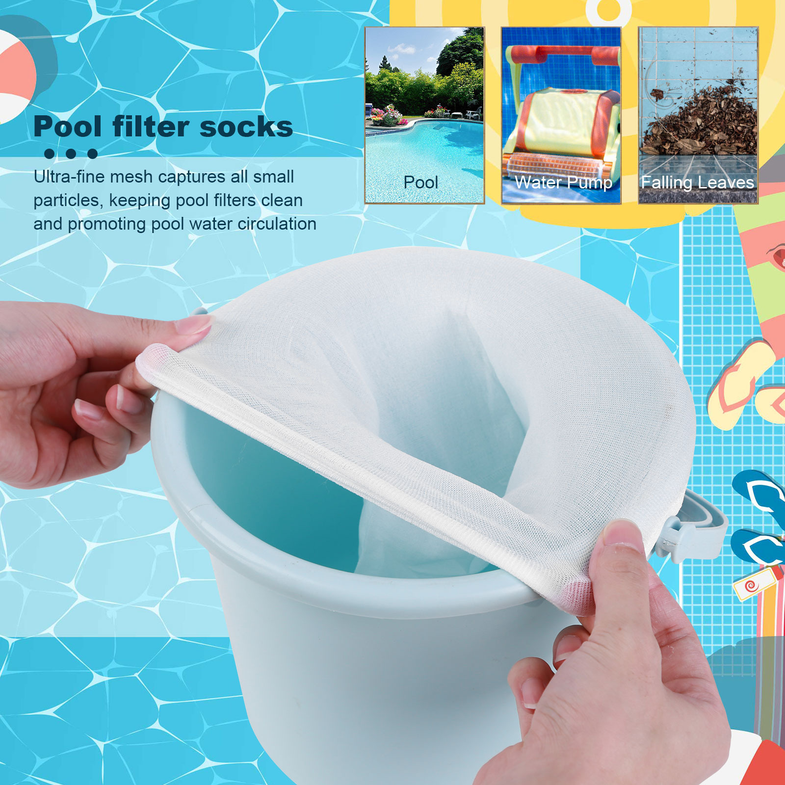 100-5PCS Pool Skimmer Socks El - đánh giá và giá Pool Skimmer Net