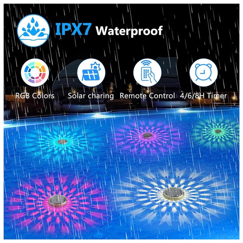 ABNL Floating Pool Lights(4 Pa - đánh giá và giá Pool Light Solar Rechargeable