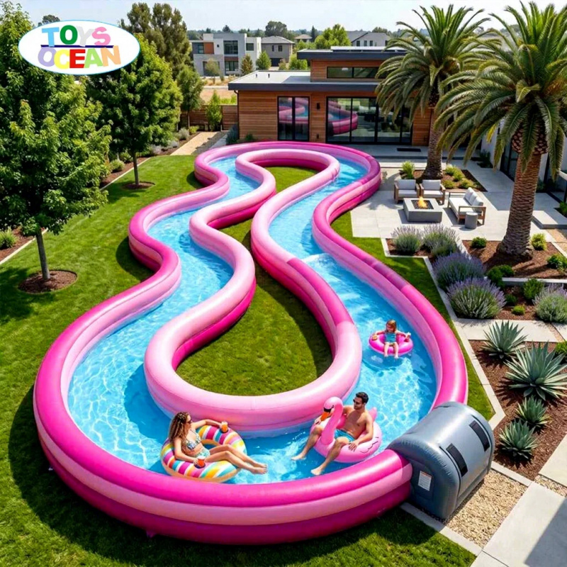 Commercial Inflatable Lazy Riv - đánh giá và giá Water Slide Inflatable