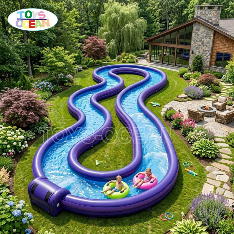 Commercial Inflatable Lazy Riv - đánh giá và giá Water Slide Inflatable