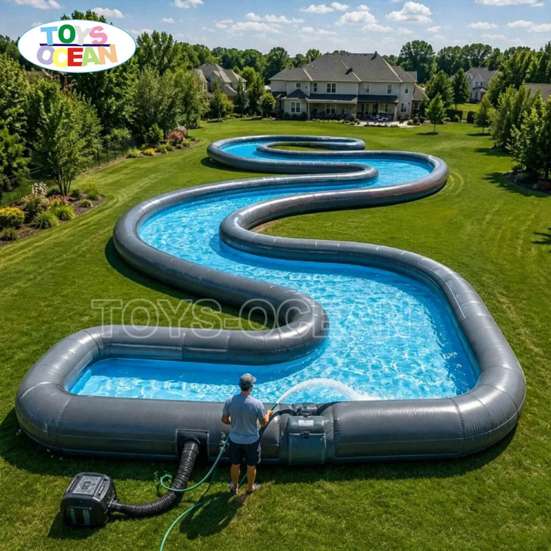 Commercial Inflatable Lazy Riv - đánh giá và giá Water Slide Inflatable