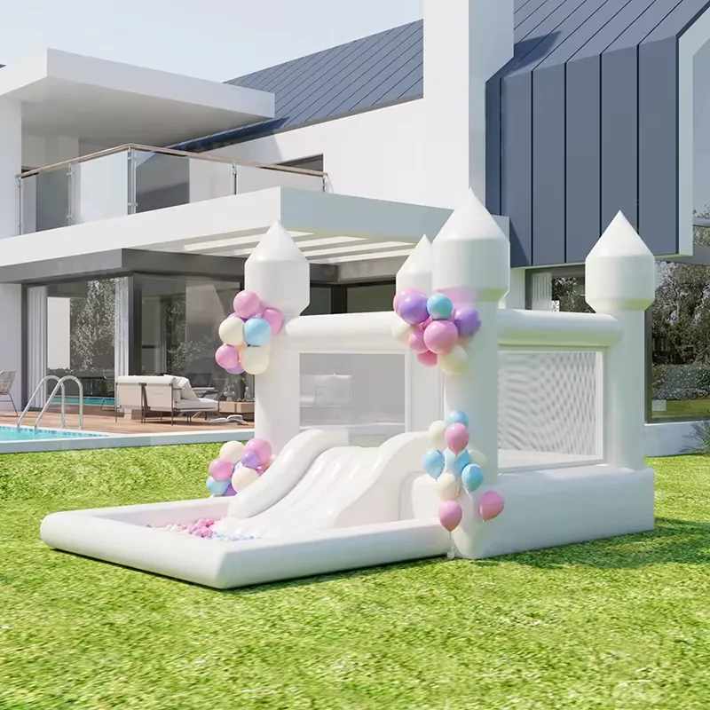 20264m White Grade Inflatable  - đánh giá và giá Water Slide Inflatable